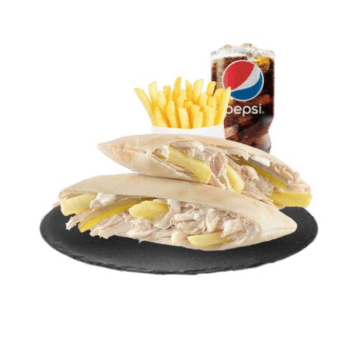 Chicken sandwich meal